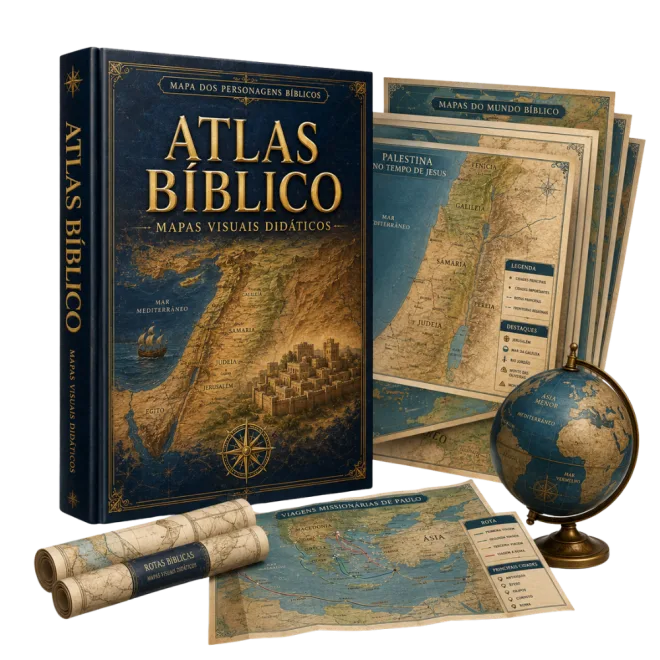 Mapa dos Lugares da Bíblia